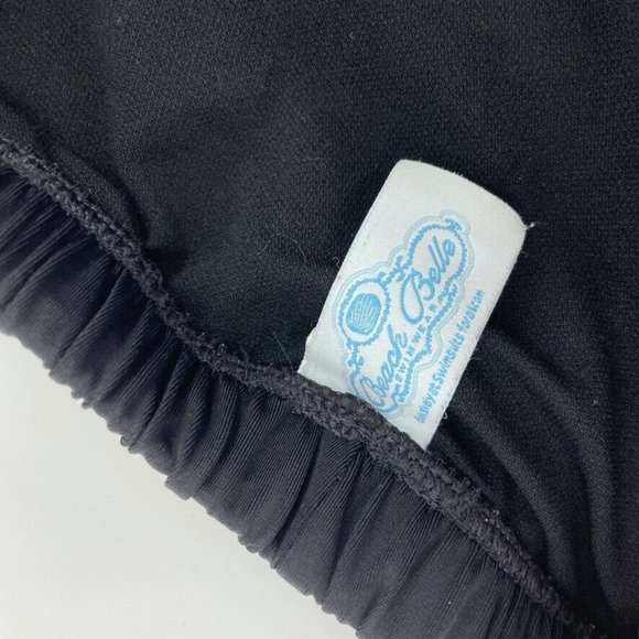 Beach Belle 20W Womens Black Swim Bottoms Shorts - Picture 7 of 7